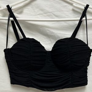Black Cropped Top
